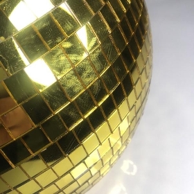 Gold Disco Ball 30cm